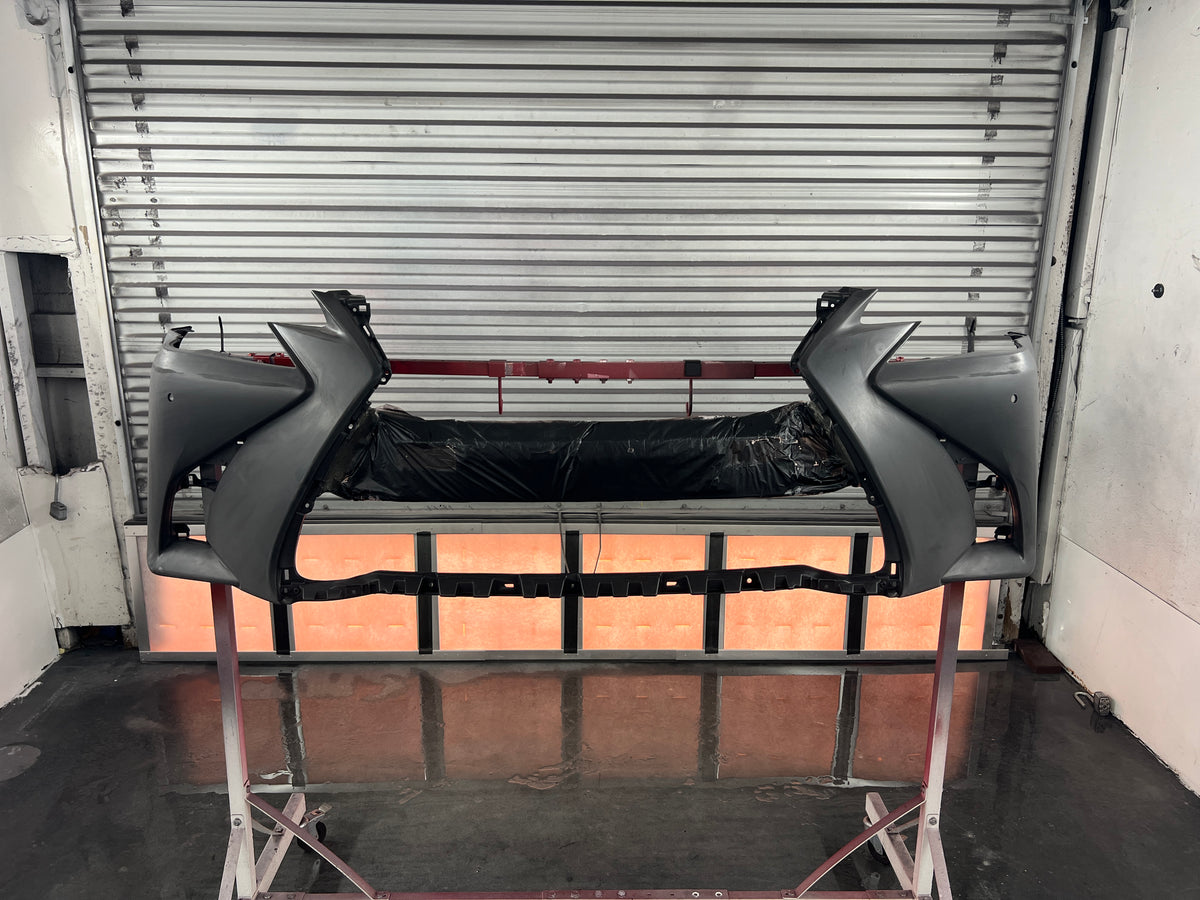 Before: damaged bumper