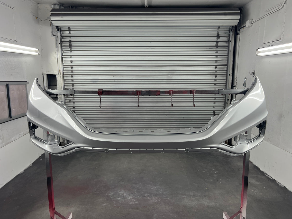After: new painted bumper